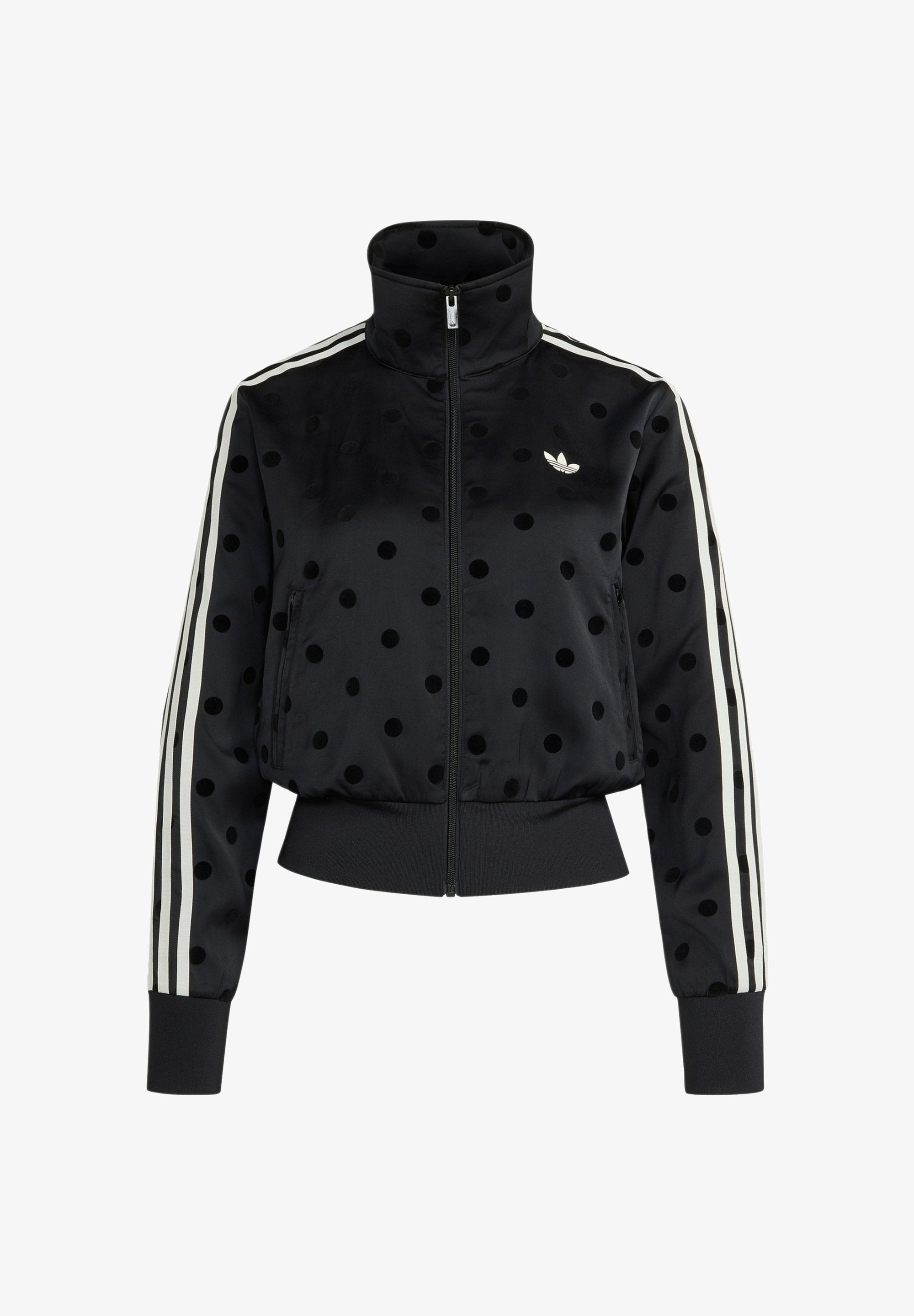 POLKA DOT FB TT - Zip-up sweatshirt - Black