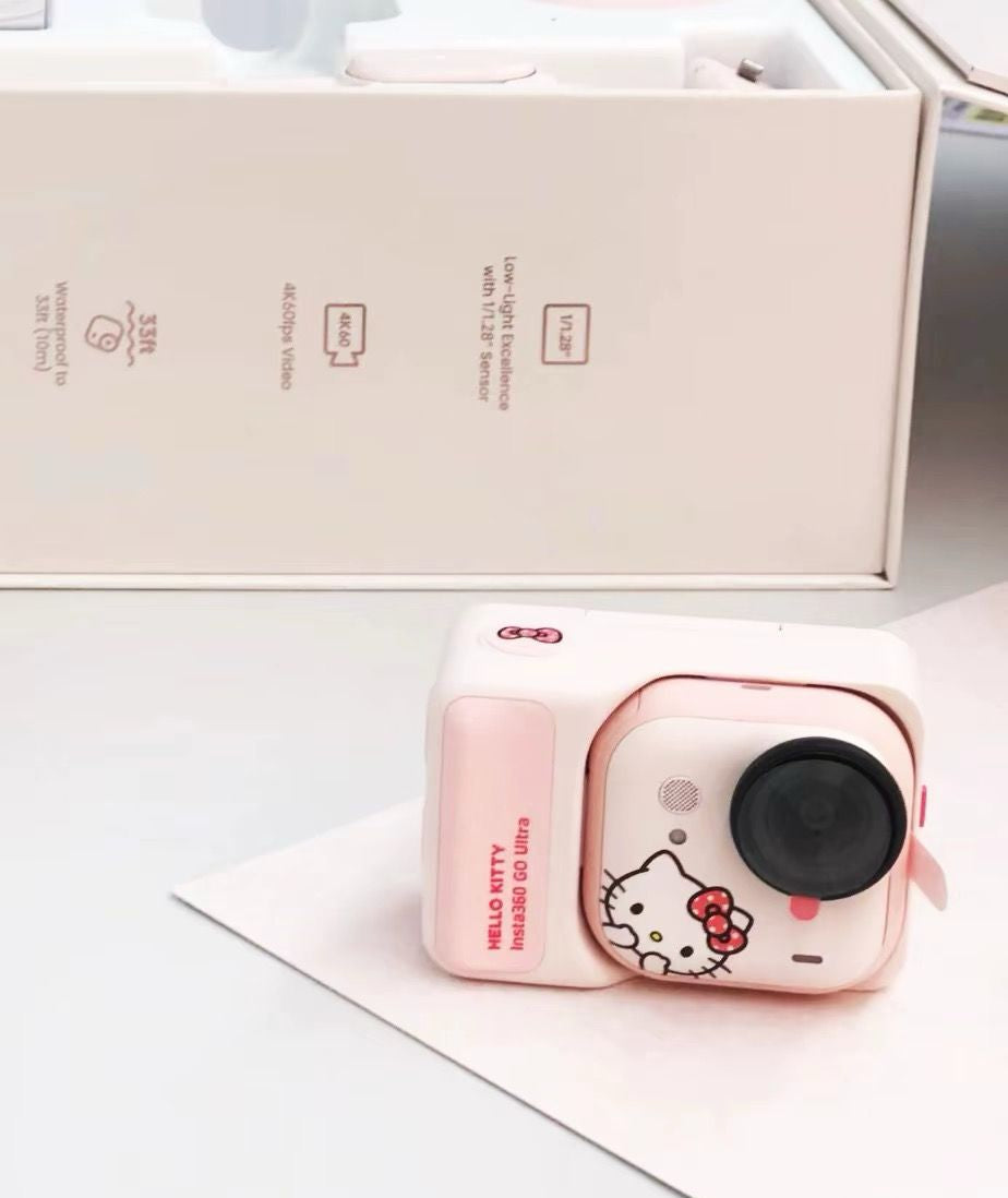Hello Kitty Insta360 GO Ultra | Limited Edition Pink Action Camera