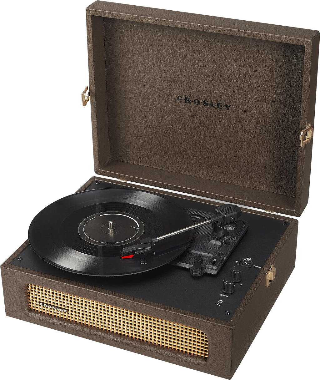 مشغل اسطوانات Crosley Voyager - بني