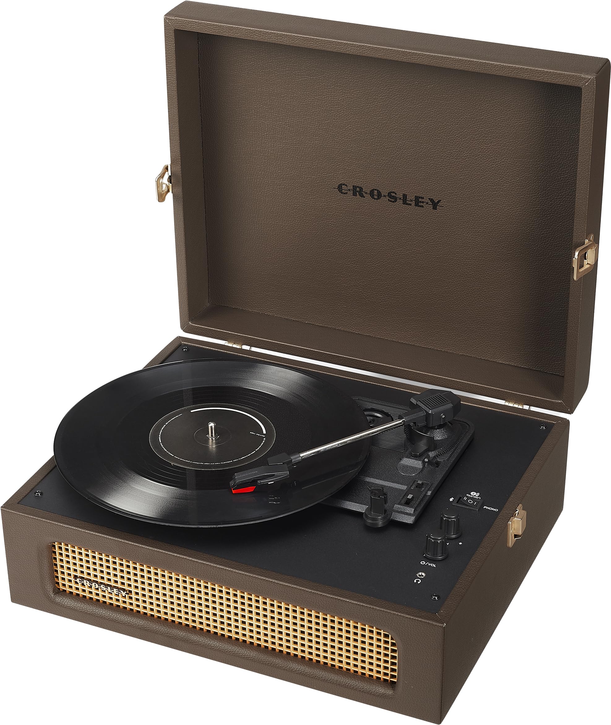 مشغل اسطوانات Crosley Voyager - بني
