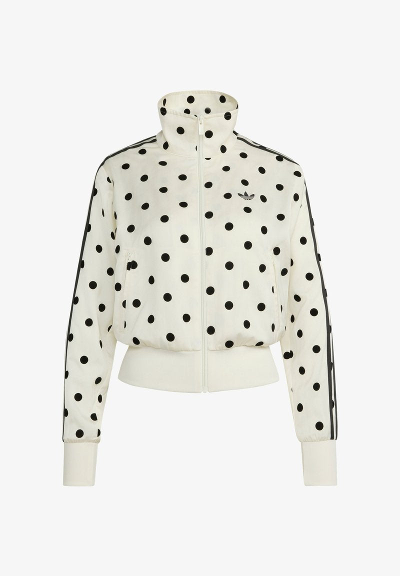 POLKA DOT FB TT - Zip-up sweatshirt - off white