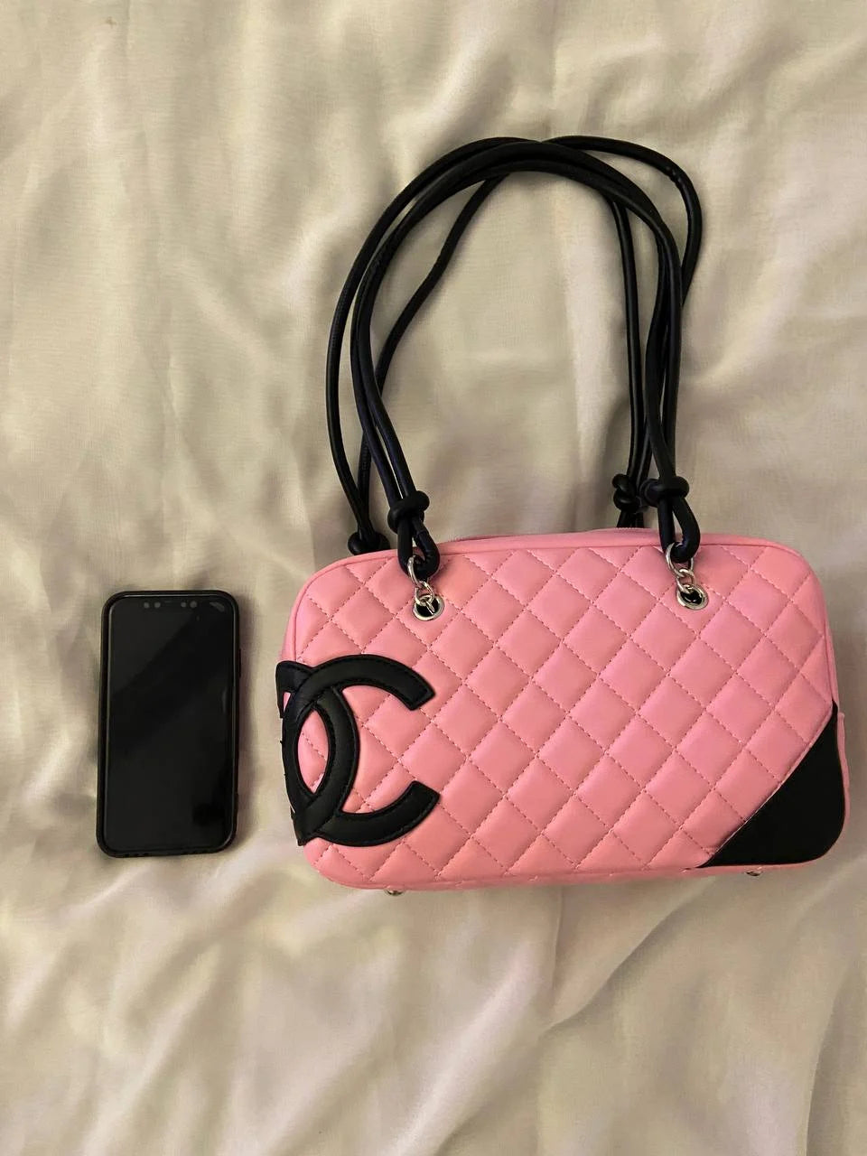 First copy - chanel cambon classic bag in pink