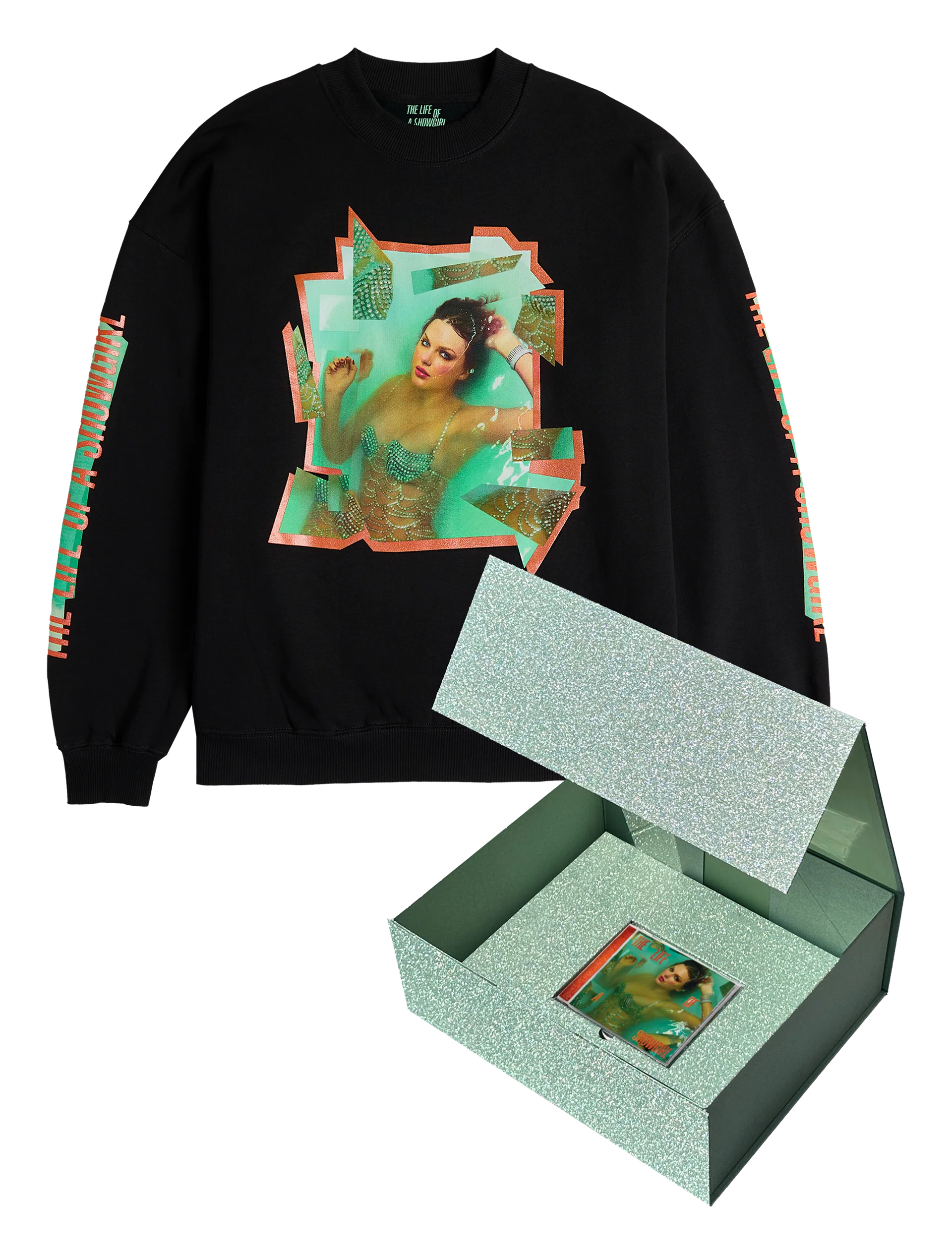 THE LIFE OF A SHOWGIRL CREWNECK SWEATSHIRT BOX SET