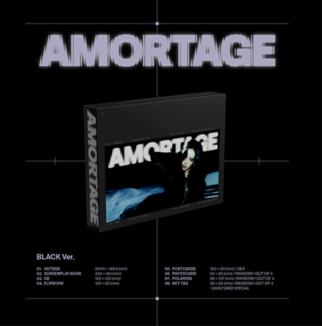 JISOO - AMORTAGE [Exclusive Edition - Black Ver.]