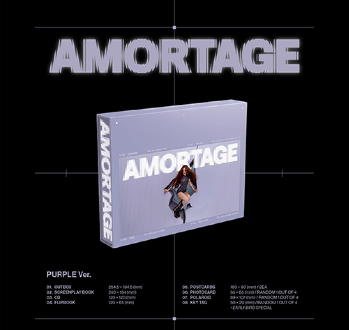 JISOO - AMORTAGE [Exclusive Edition - Purple Ver.]