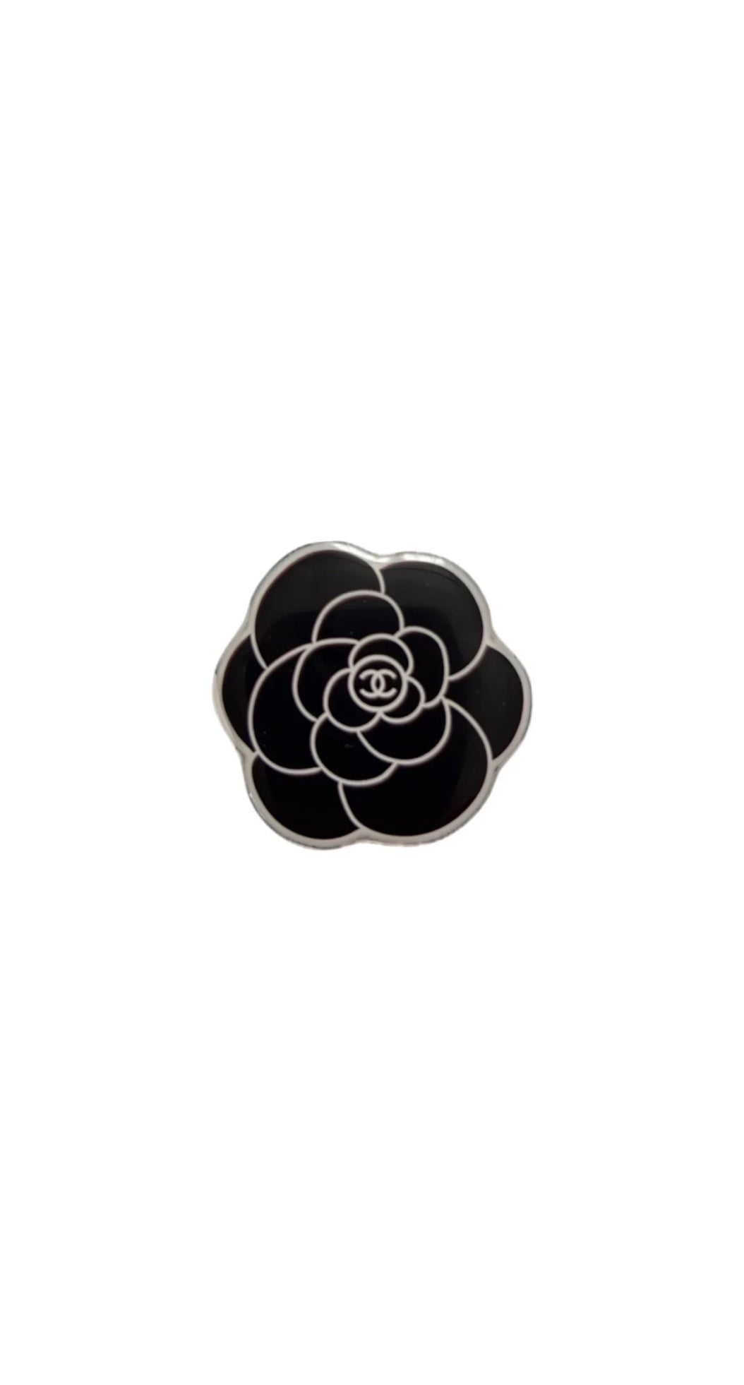 Black Chanel flower