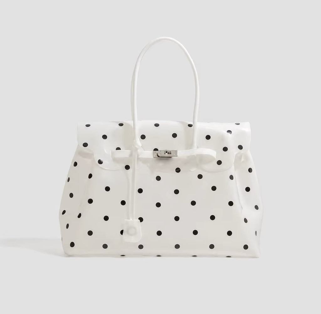 Jelly Firkin Bag polka dots