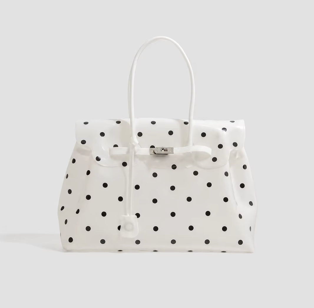 Jelly Firkin Bag polka dots