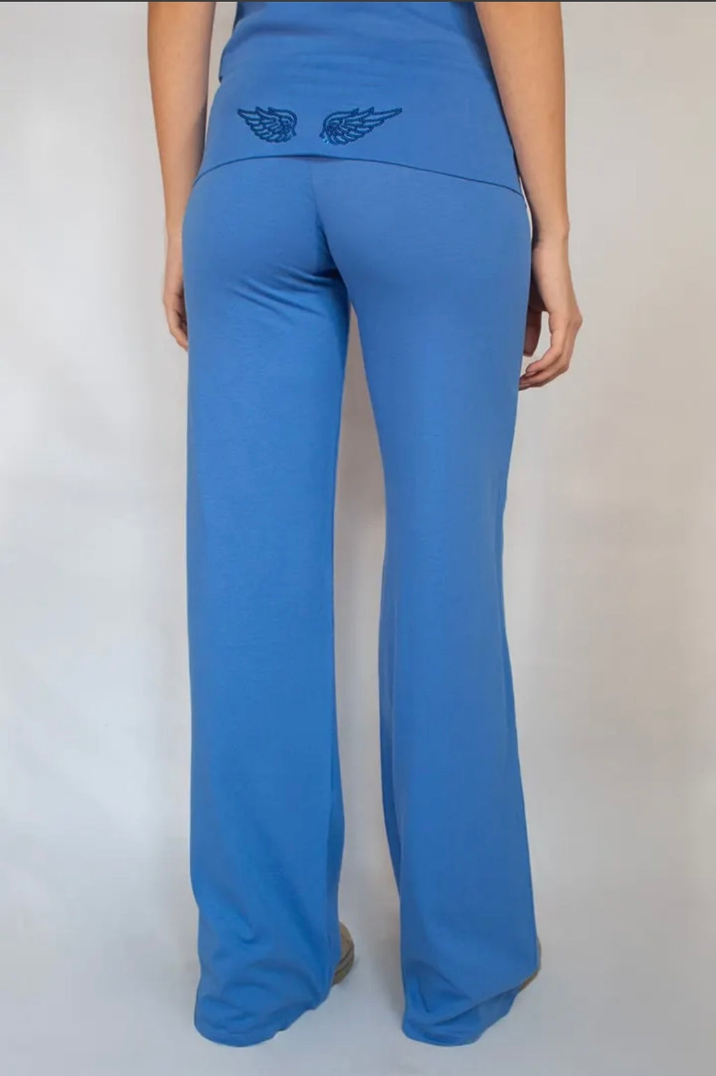 CUFFED PANTS WITH WINGS