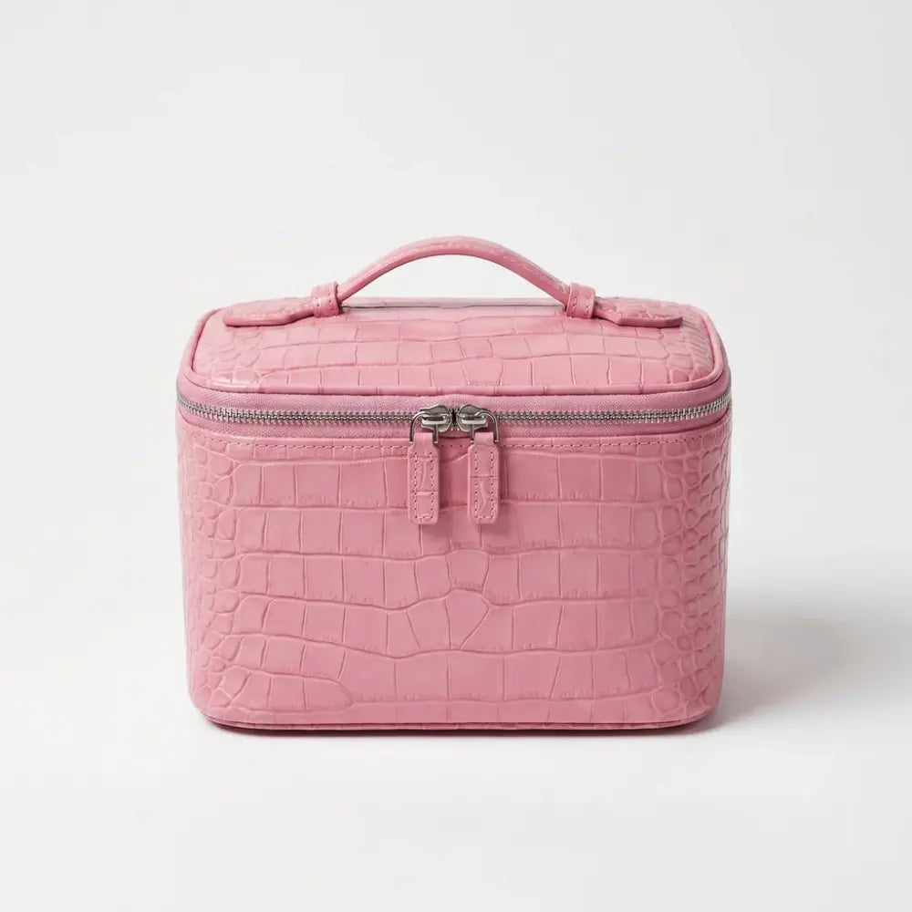 Croc Vanity Case Pink