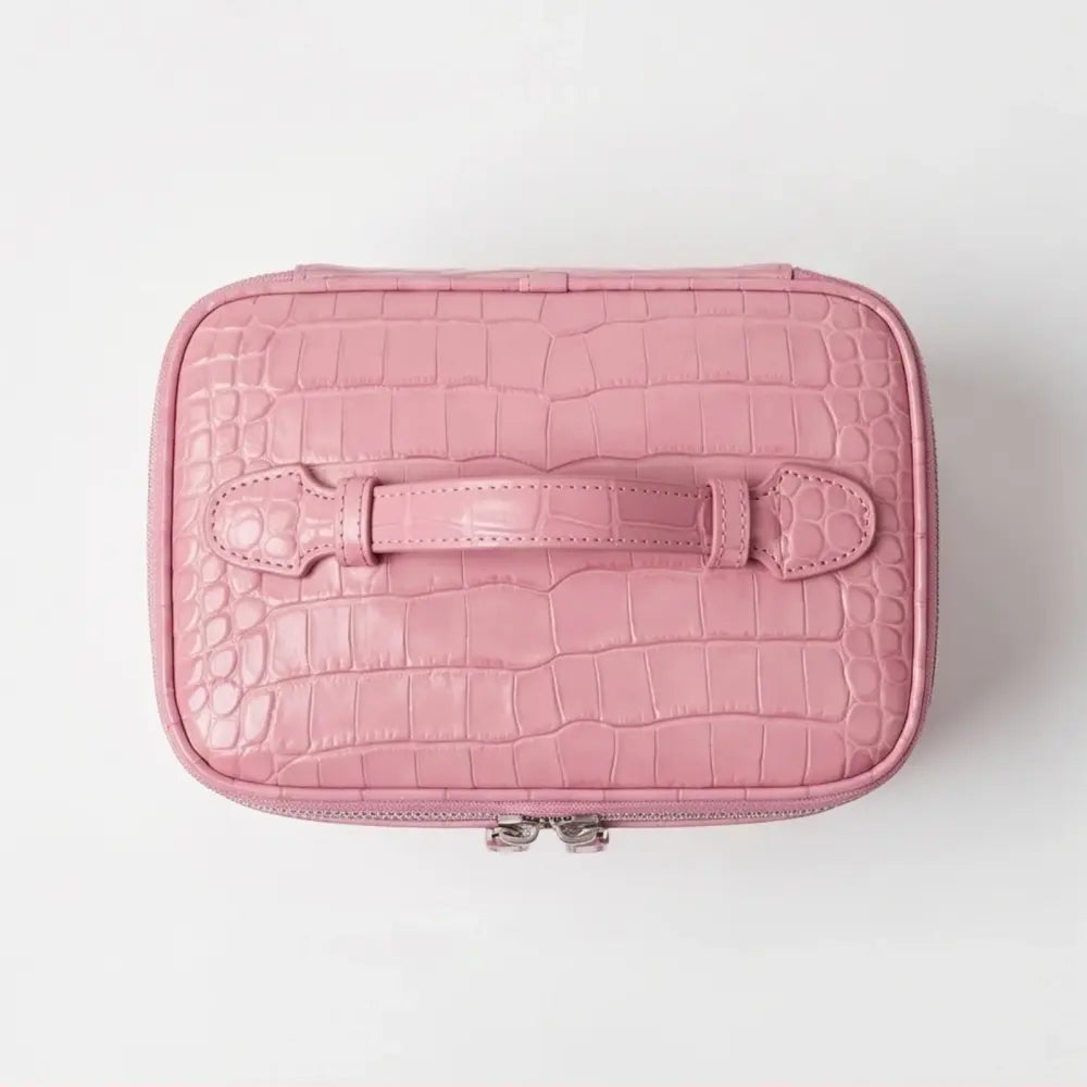 Croc Vanity Case Pink