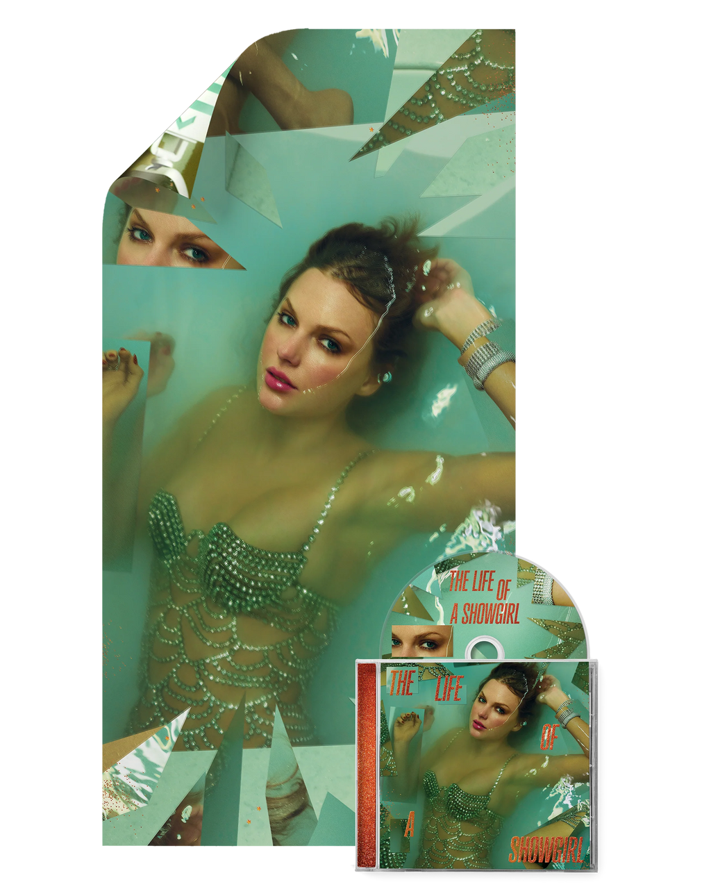 THE LIFE OF A SHOWGIRL: SWEAT AND VANILLA PERFUME CD WITH POSTERp