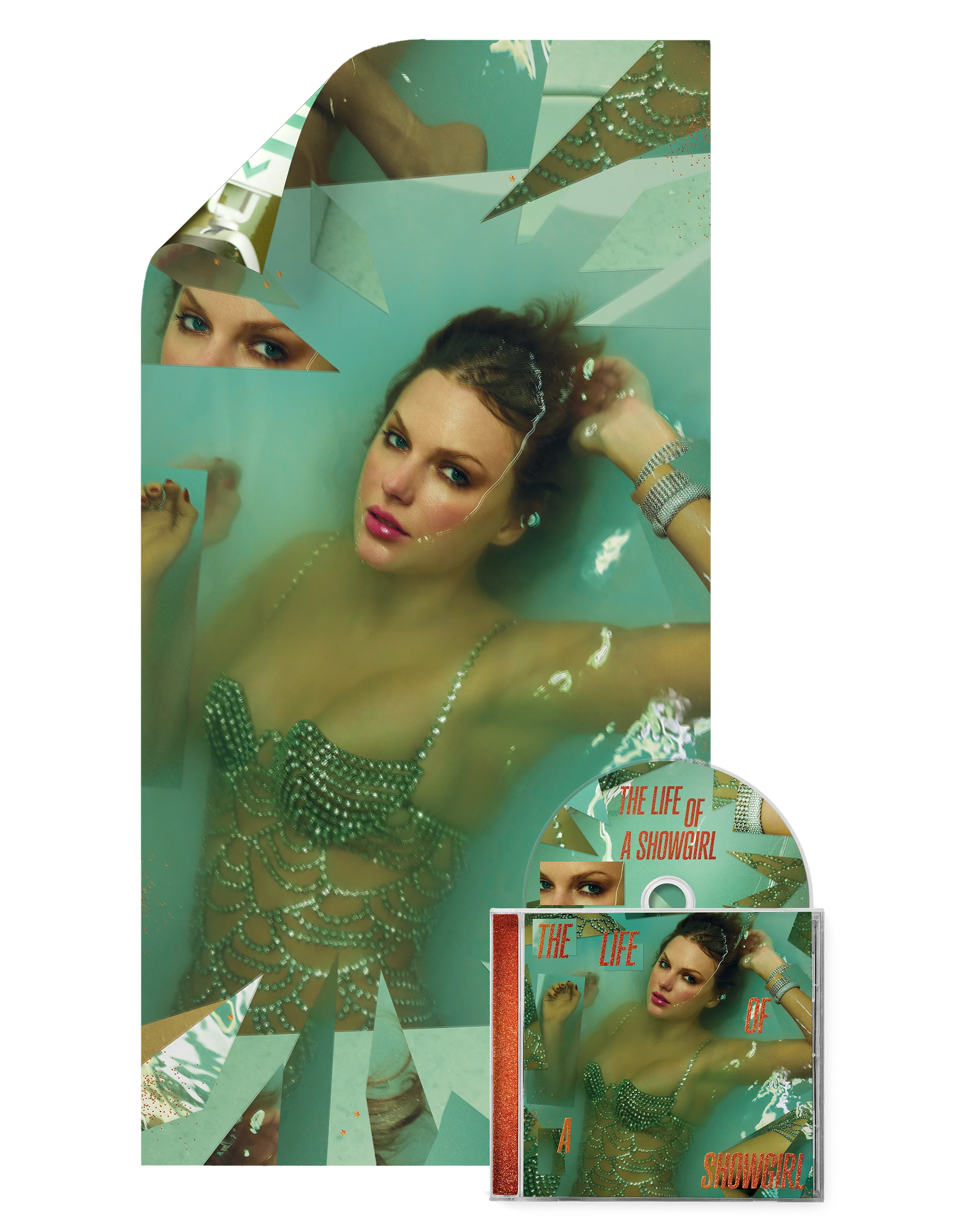 THE LIFE OF A SHOWGIRL: SWEAT AND VANILLA PERFUME CD WITH POSTERp