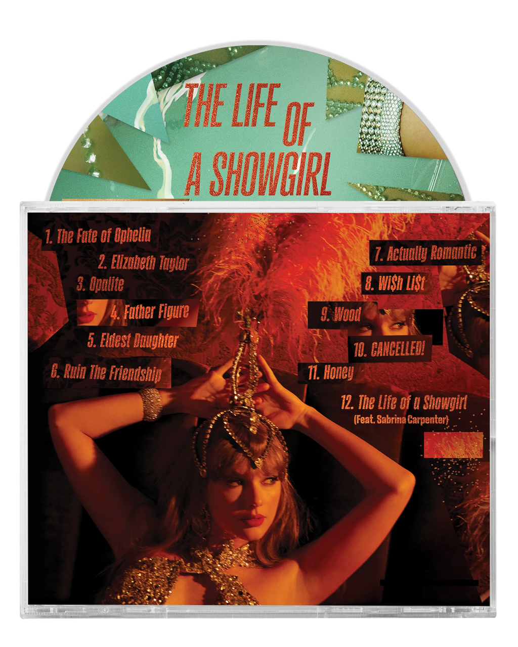 THE LIFE OF A SHOWGIRL: SWEAT AND VANILLA PERFUME CD WITH POSTERp