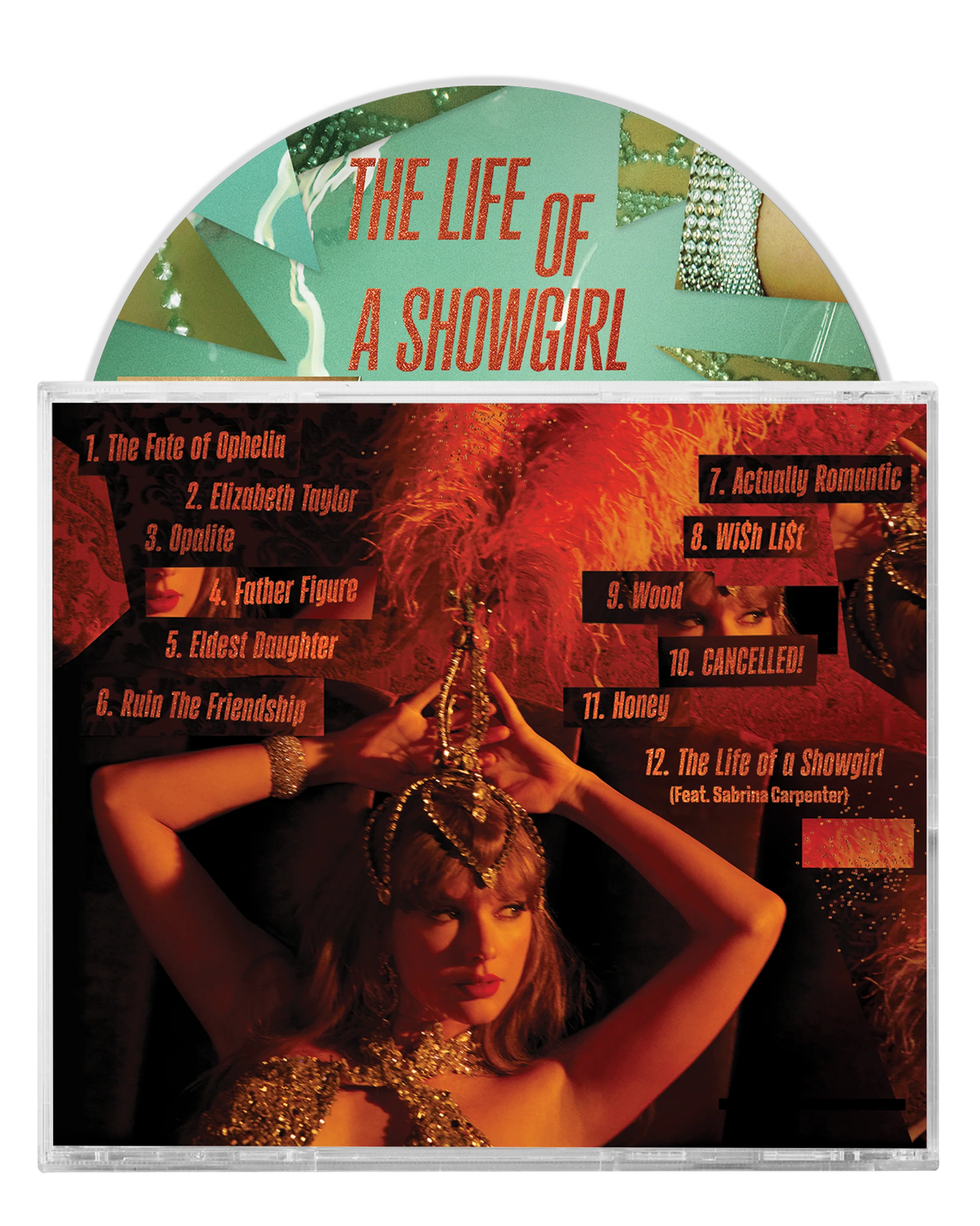 THE LIFE OF A SHOWGIRL: SWEAT AND VANILLA PERFUME CD WITH POSTERp