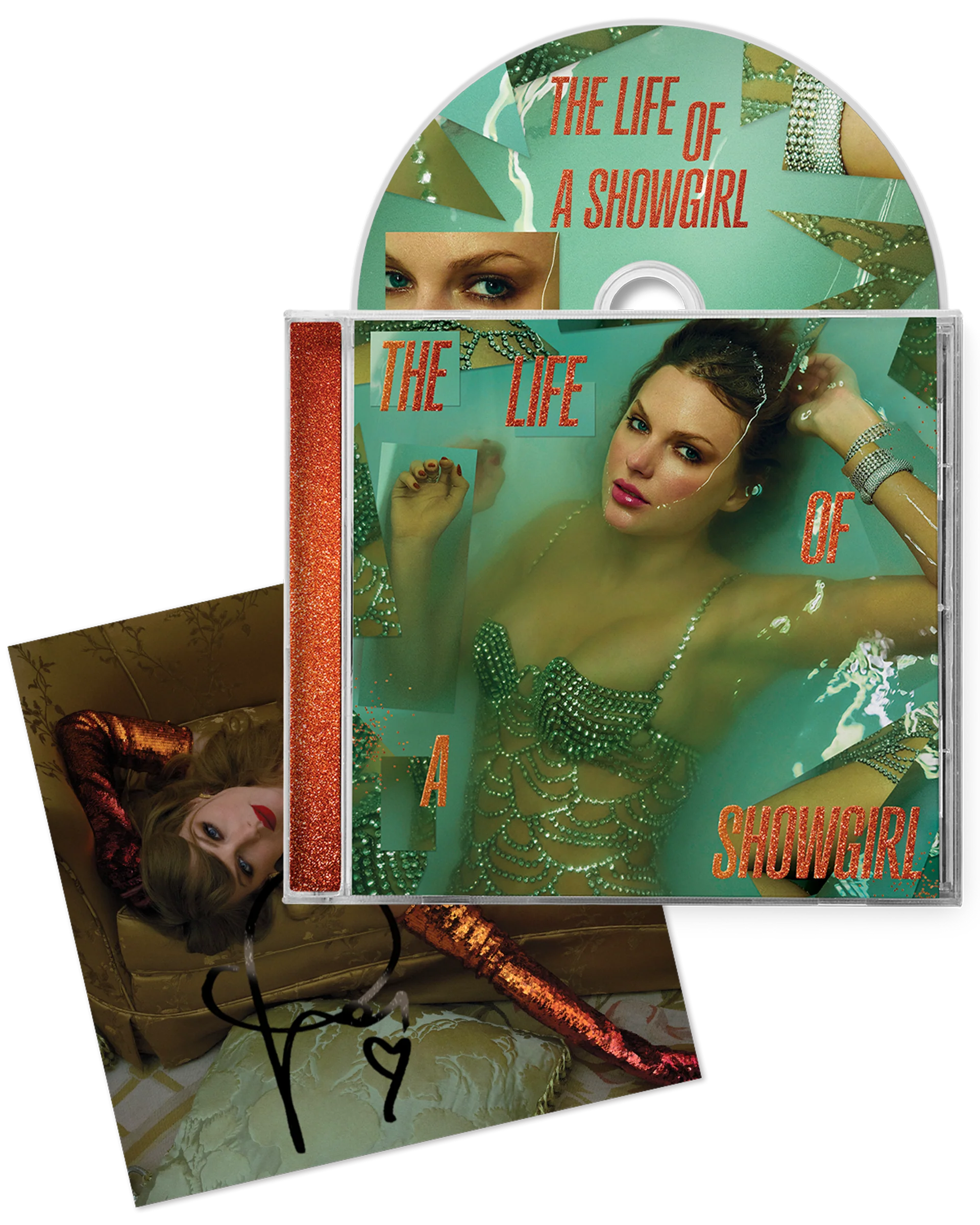 THE LIFE OF A SHOWGIRL CD + HAND
SIGNED PHOTO 1