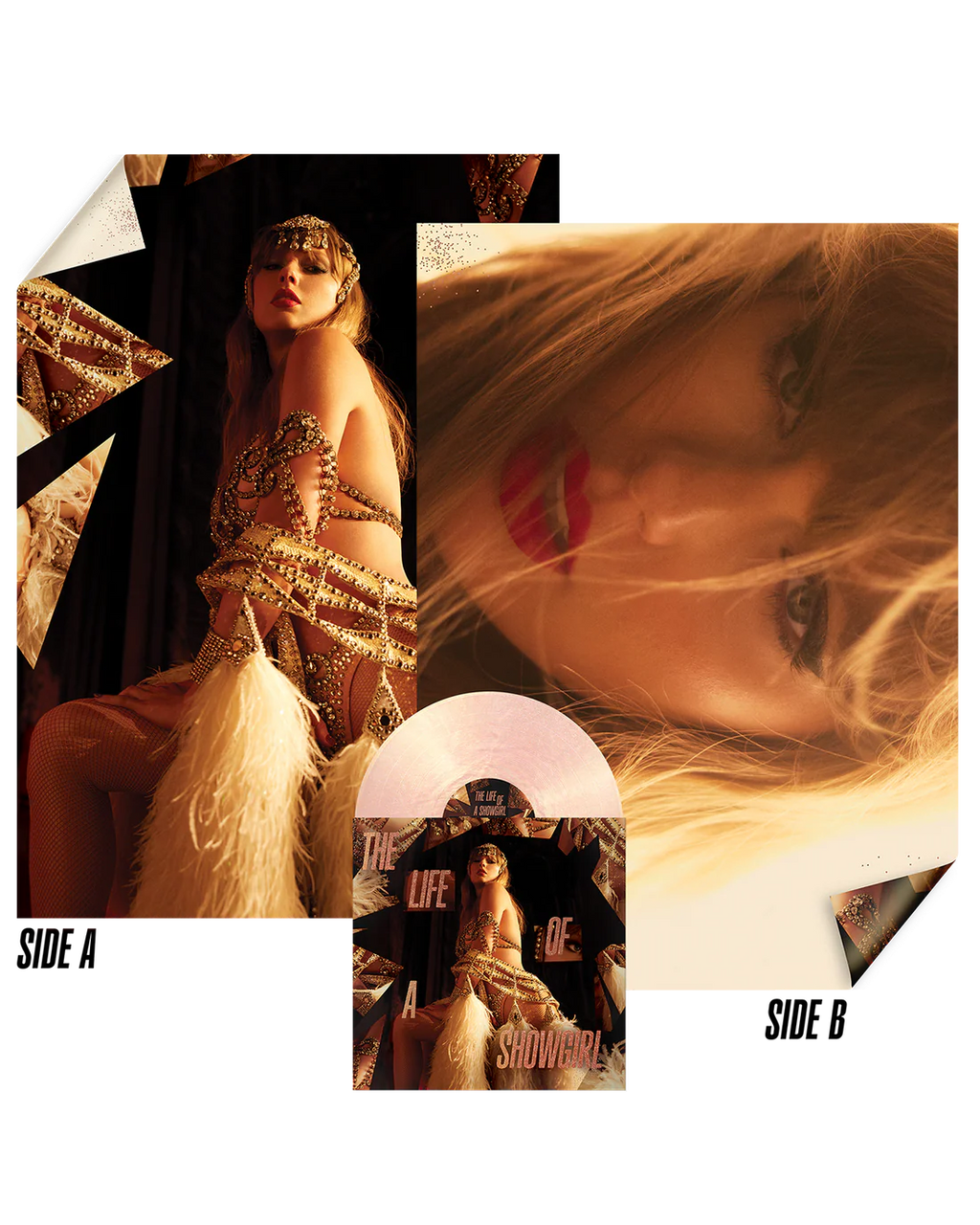 THE LIFE OF A SHOWGIRL: THE CROWD IS YOUR KING EDITION (SUMMERTIME SPRITZ PINK SHIMMER VINYL)