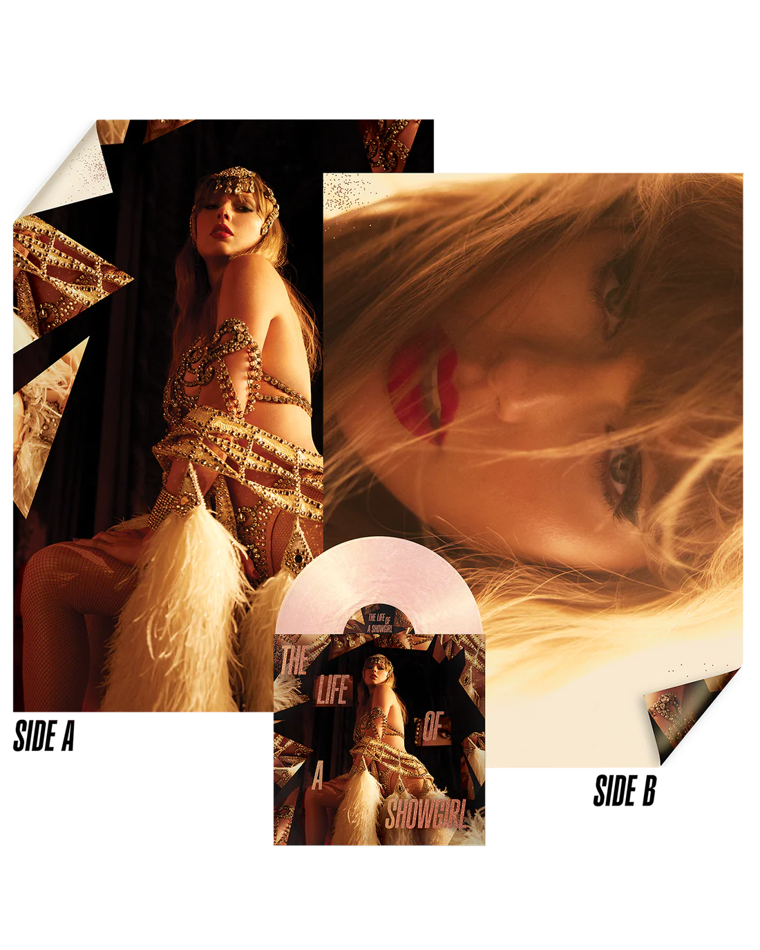 THE LIFE OF A SHOWGIRL: THE CROWD IS YOUR KING EDITION (SUMMERTIME SPRITZ PINK SHIMMER VINYL)