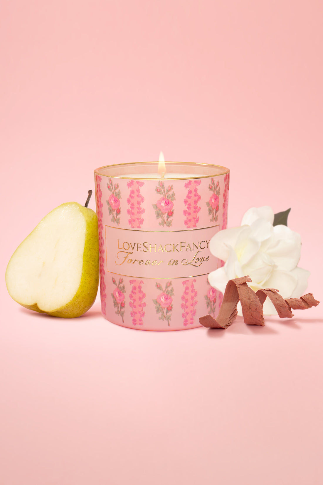 Forever In Love Candle With Green Pear & Gardenia